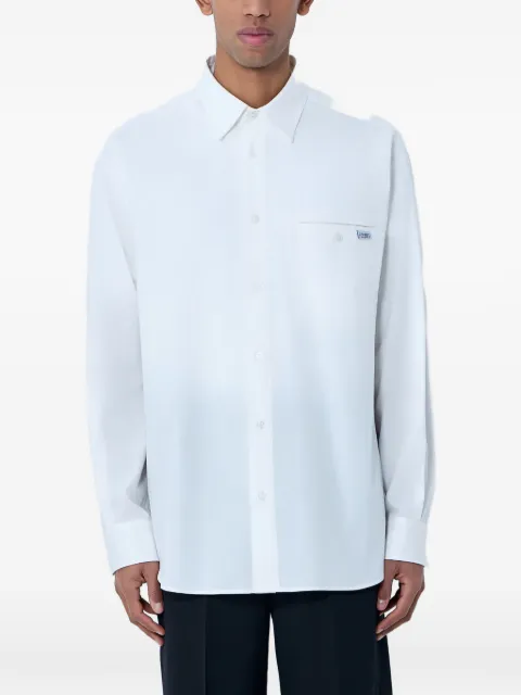 MM6 Maison Margiela camisa con botones y bolsillos