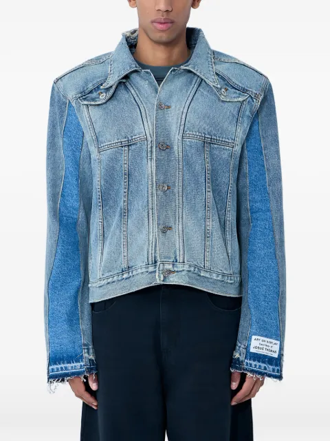 GALLERY DEPT. panelled frayed denim jacket