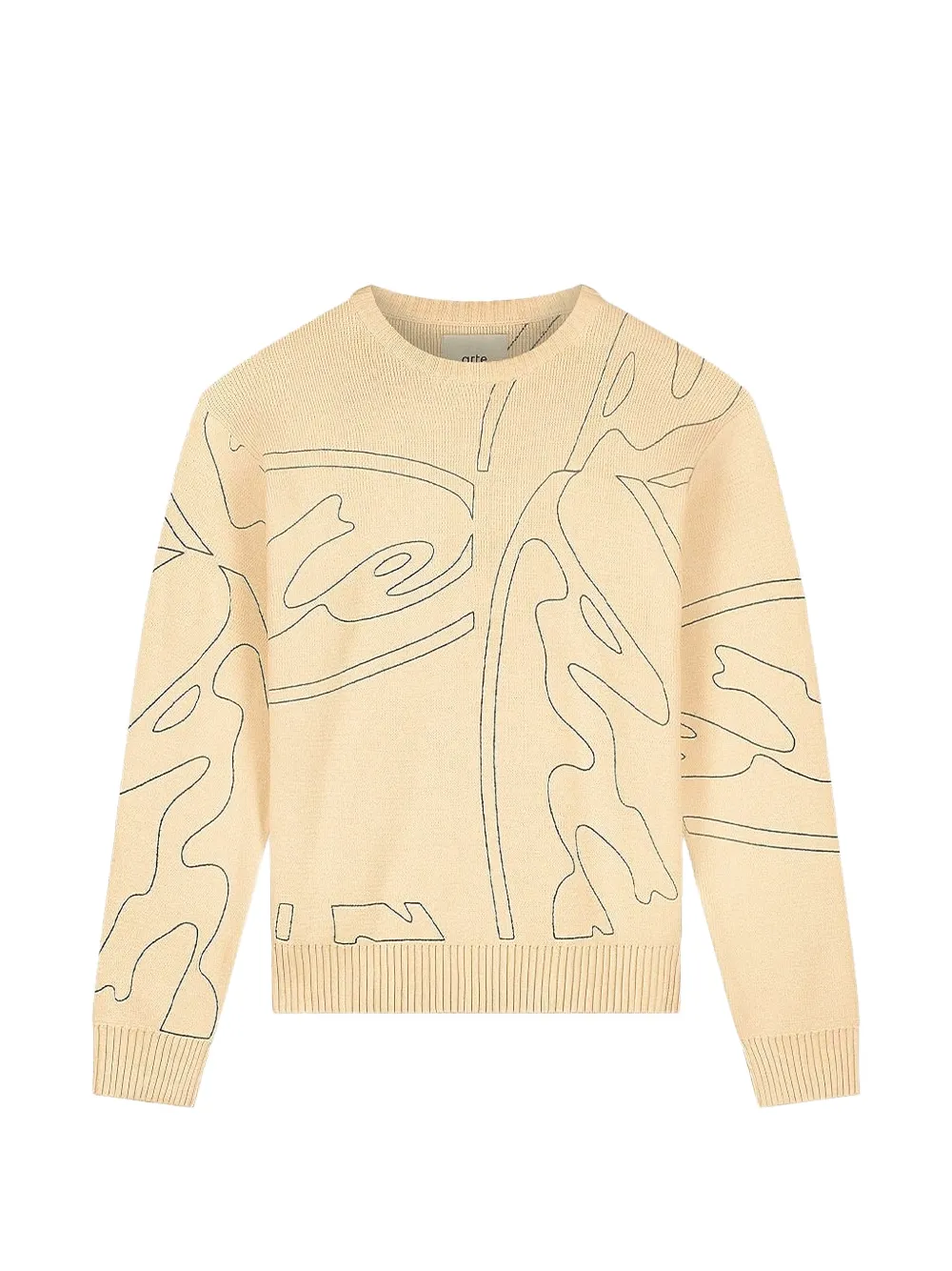 Arte Antwerp crew neck long-sleeve sweater - Toni neutri
