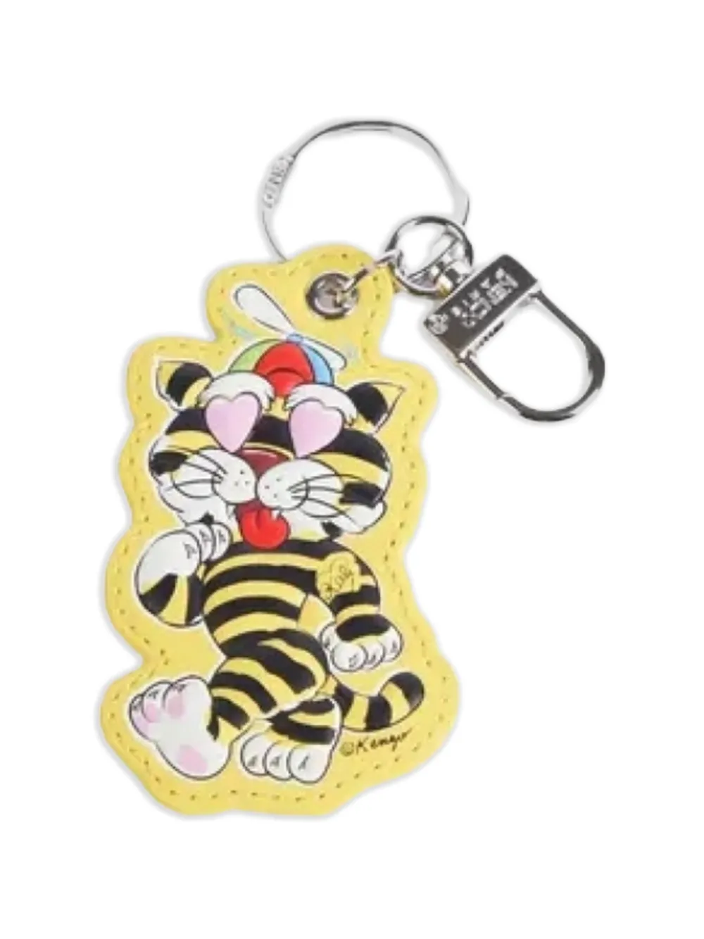 Kenzo Tiger Cartoon graphic keychain - Gelb