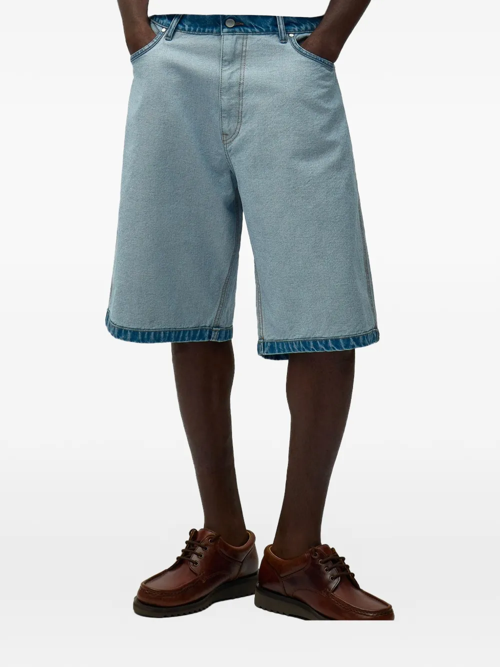 Arte Antwerp belt-loop pocket shorts - Blu