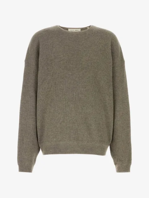 FEAR OF GOD ESSENTIALS سويتر بحياكة الوافل