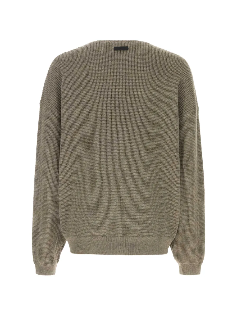  Fear Of God Essentials Waffle-knit Sweater - Neutrals 