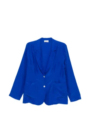 【美品】Roberto Cavalli テーラード ブレザー　シルク100% Roberto Cavalli Jaguar Skin-print Silk Blazer | Neutrals | FARFETCH