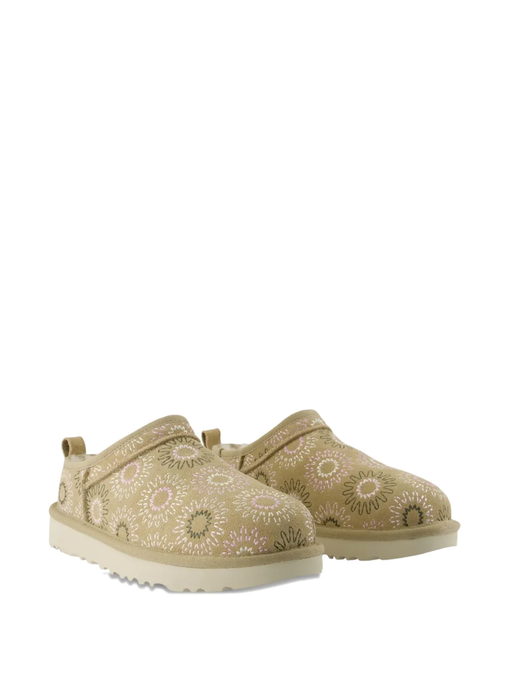 UGG Micro Sun Stitch classic ankle boots Beige