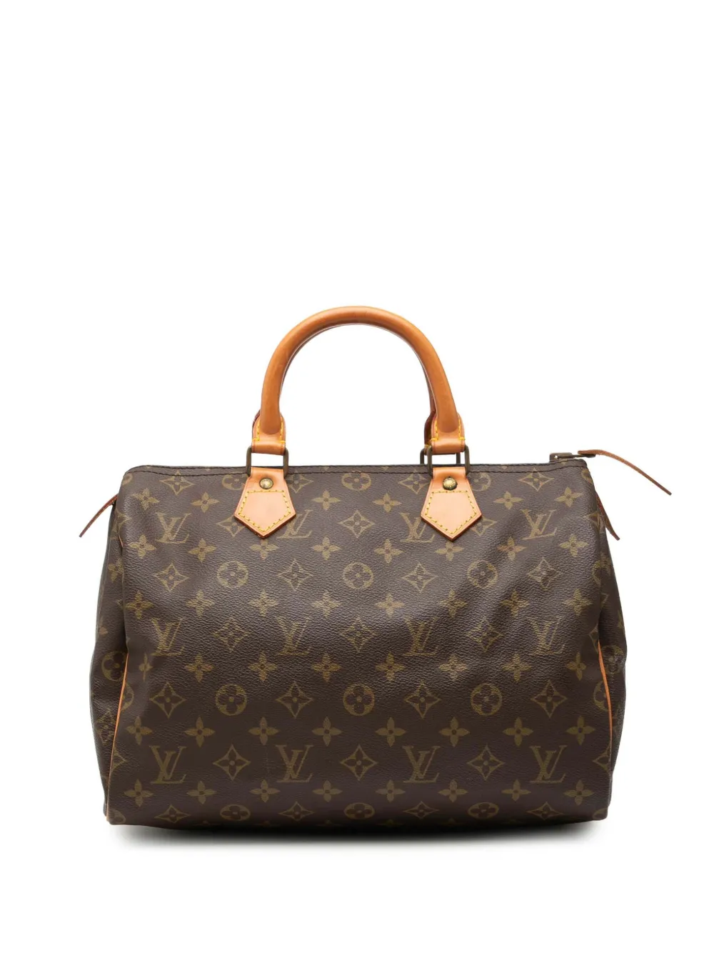 Louis Vuitton Pre-Owned Borsa Boston Speedy 30 con monogramma 1982 - Marrone
