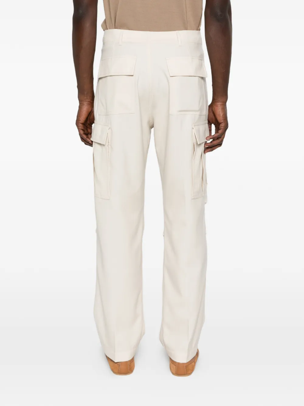 TOM FORD Broek met cargo zak Beige