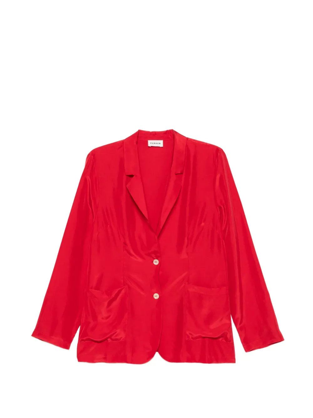 P.A.R.O.S.H. Saxon button patch-pocket blazer - Rosso