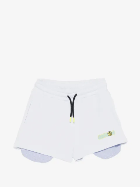 Barrow kids drawstring logo shorts