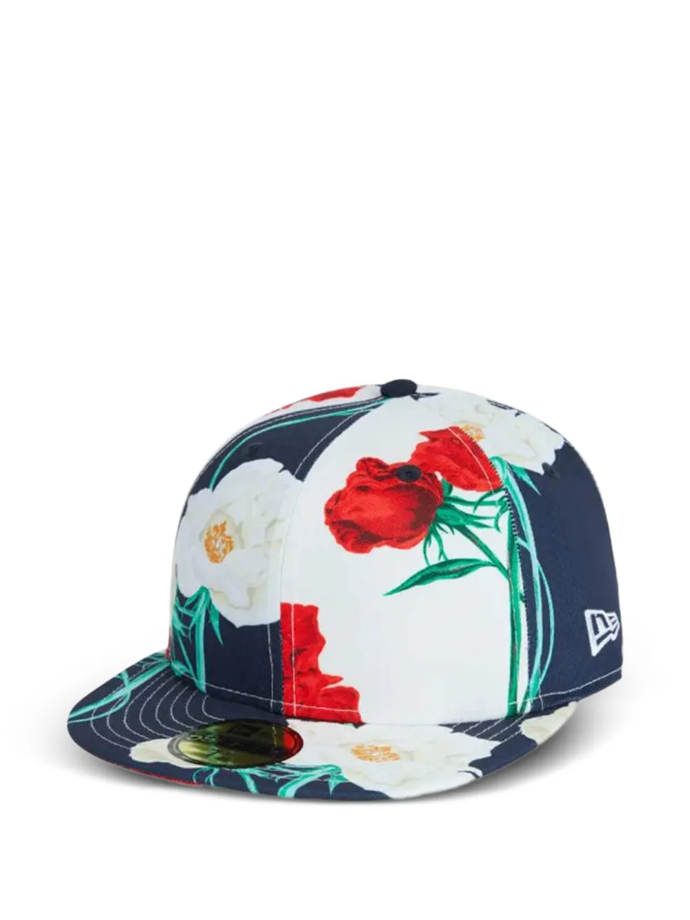 Kenzo x New Era rose-print hat - Blu