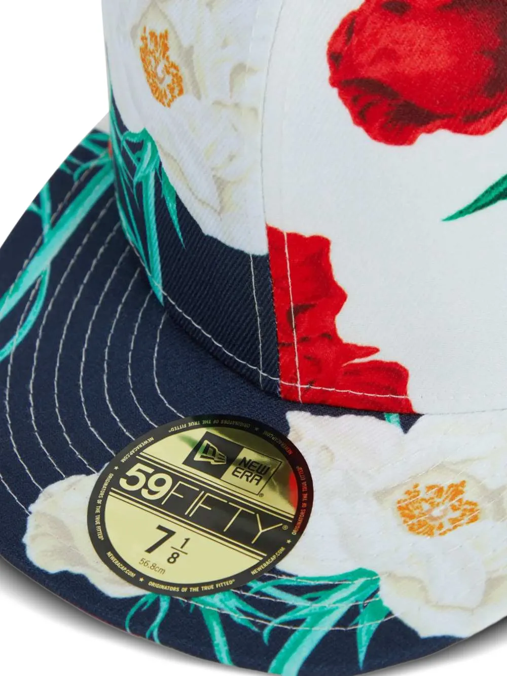 Kenzo x New Era hoed met roosprint Blauw