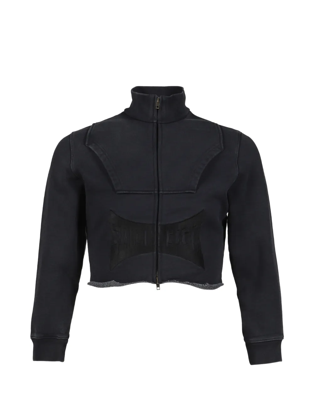 VETEMENTS cropped sweatshirt - Black