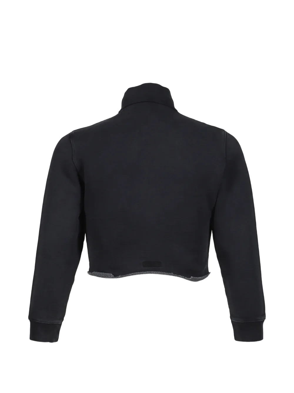  Vetements Cropped Sweatshirt - Black 