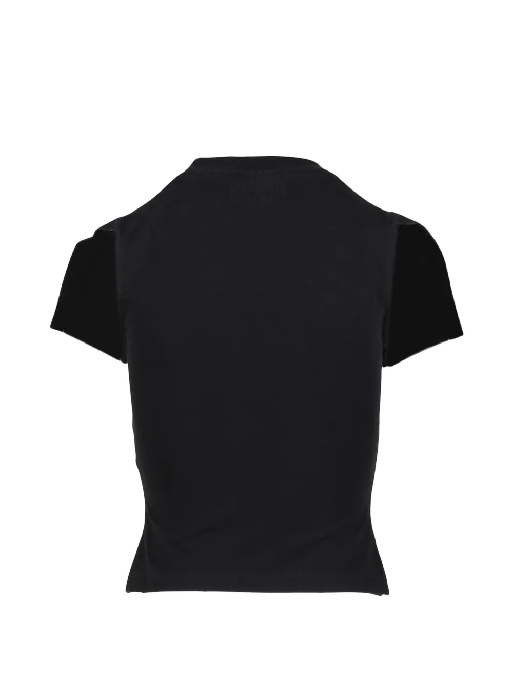 VETEMENTS T-shirt met geborduurd logo Zwart