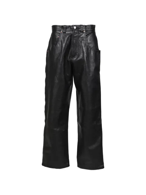 VETEMENTS leather trousers