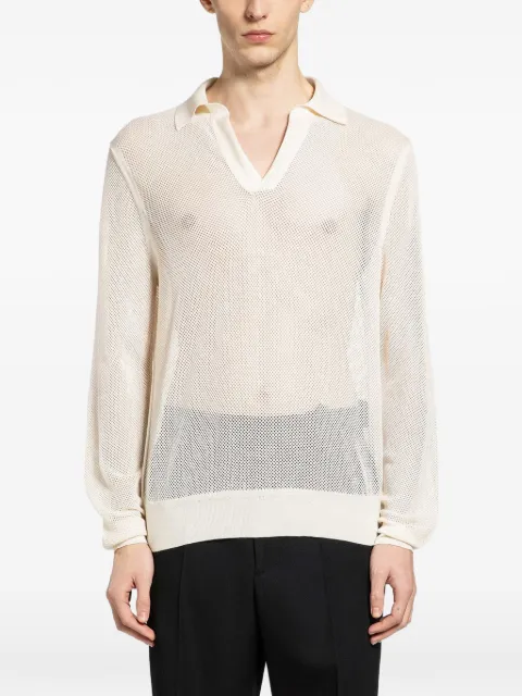 TOM FORD semi-sheer long-sleeve sweater
