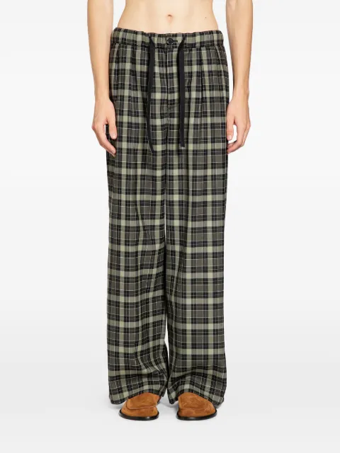 LOEWE plaid trousers