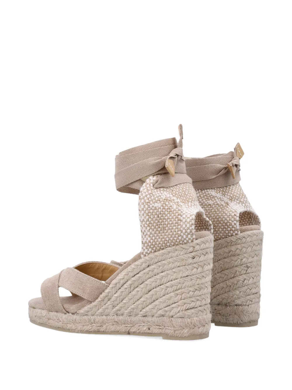 Castañer Bailey espadrilles met gekruiste bandjes Beige