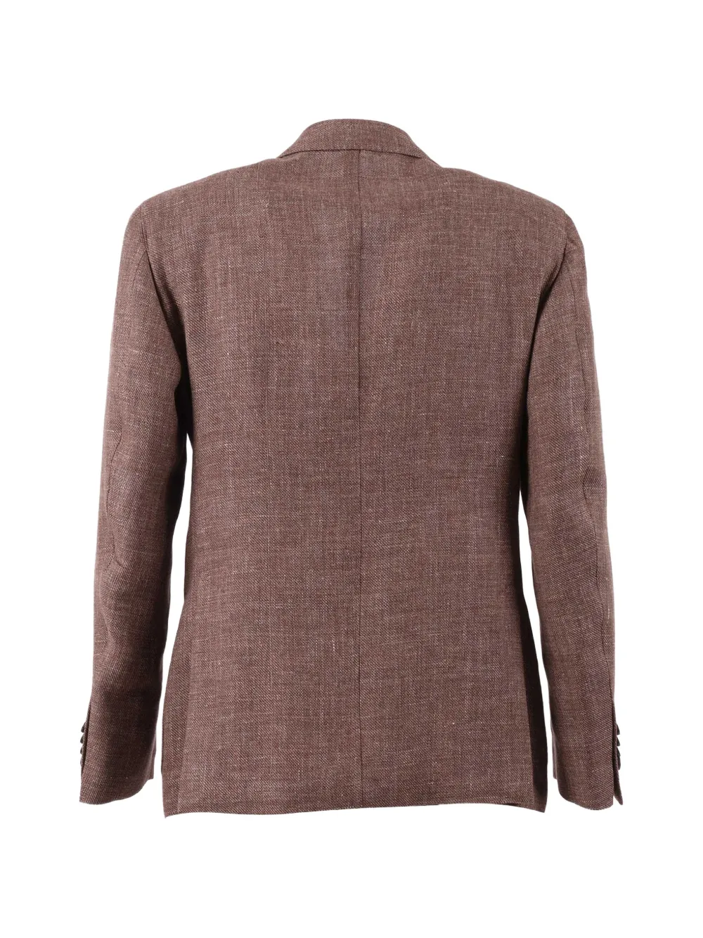  Luigi Bianchi Mantova Double-breasted Suit Jacket - Brown 