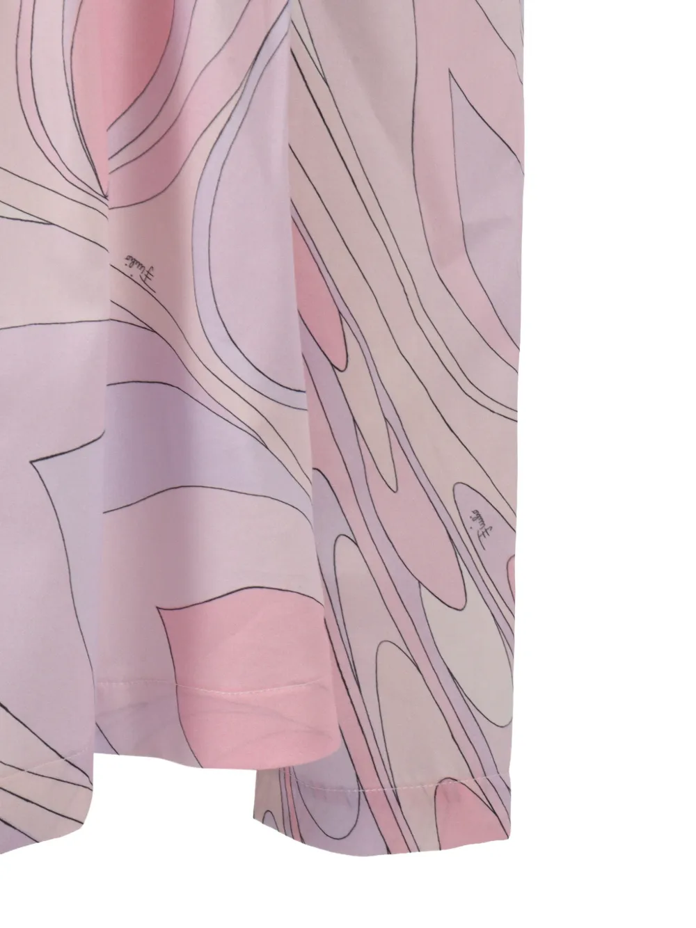 Marmo-Print Blouse