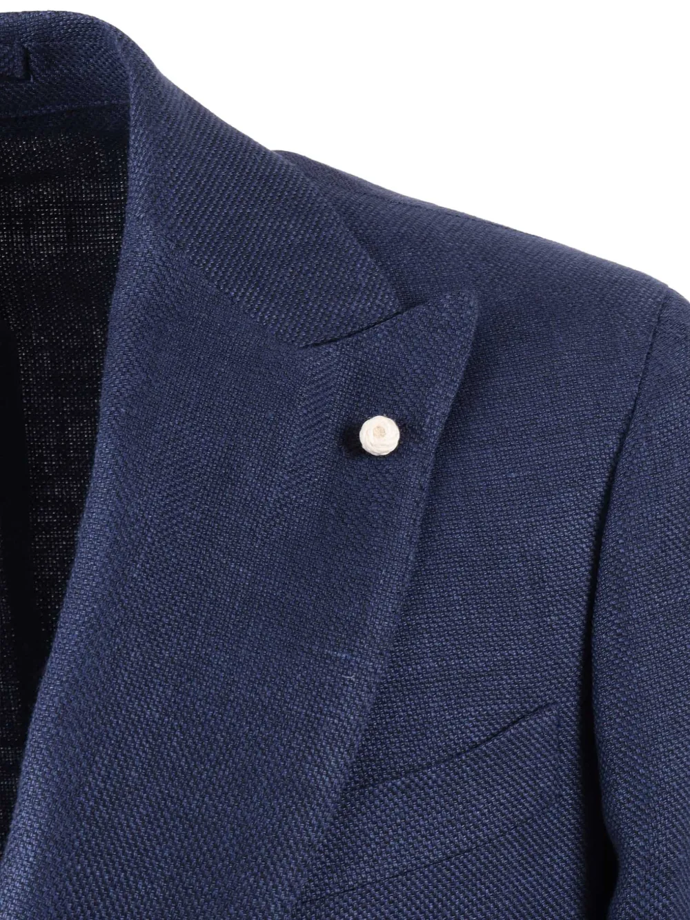  Luigi Bianchi Mantova Double-breasted Suit Jacket - Blue 