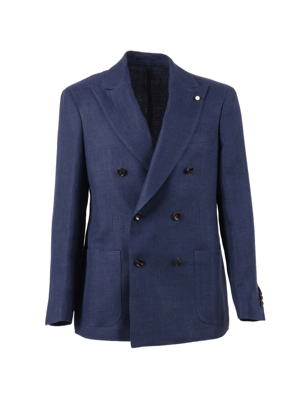 LUIGI BIANCHI MANTOVA double-breasted suit jacket - Blu