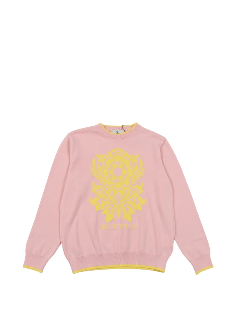 ETRO KIDS floral-motif sweater - Rosa