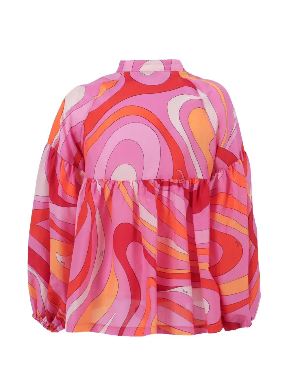 Pucci Junior Buttoned Patterned Shirt - Pink 