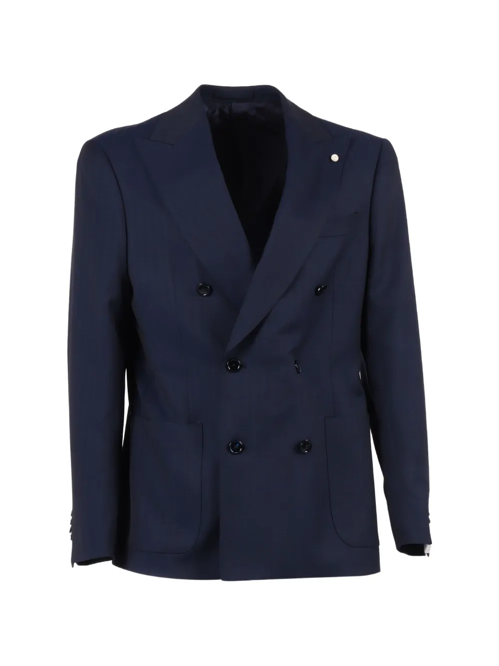 LUIGI BIANCHI MANTOVA double-breasted blazer - Blau