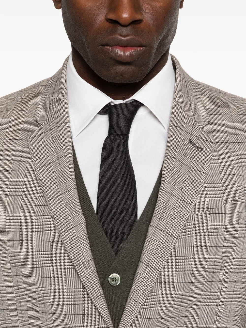 Reveres 1949 Geruite blazer Beige