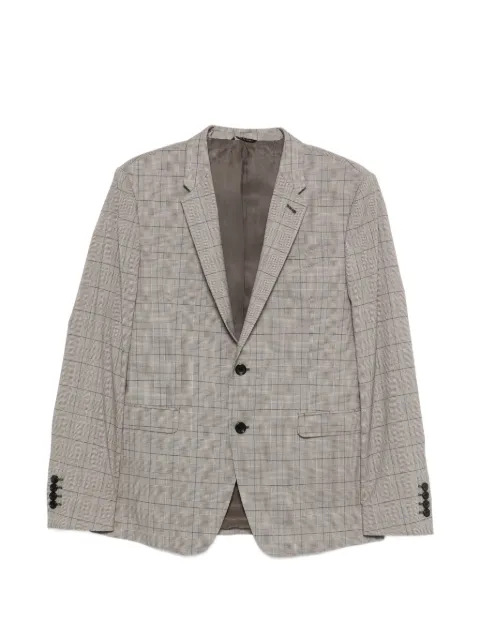 Reveres 1949 checked single-breasted blazer