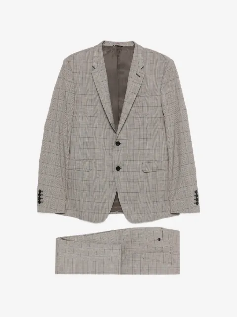 Reveres 1949 checked single-breasted blazer