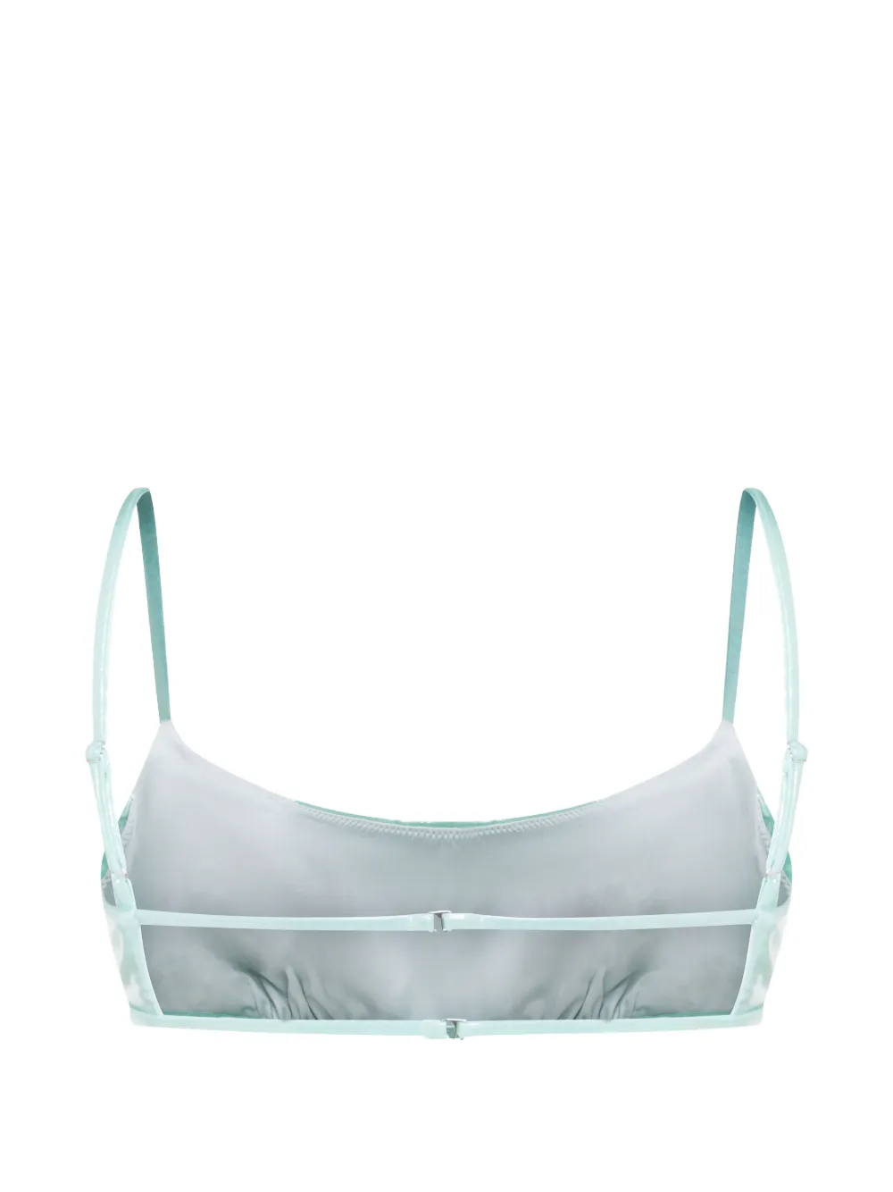  Blumarine Logo-detail Bikini Top - Blue 