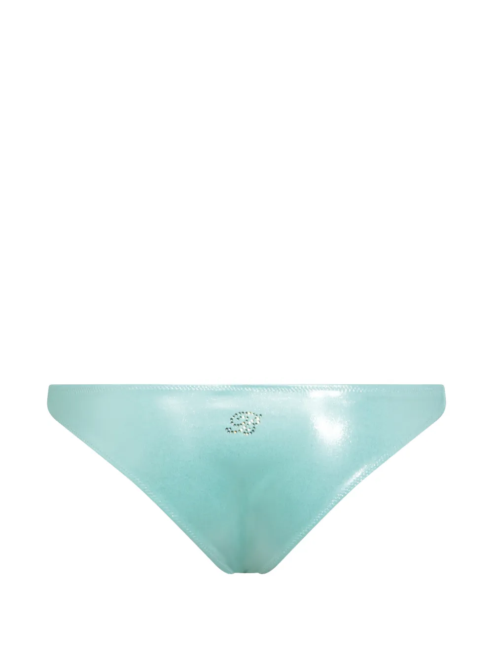 Blumarine Embellished Bikini Bottom - Green 