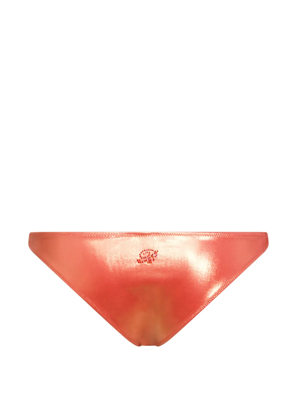  Blumarine Logo-detail Bikini Bottom - Orange 