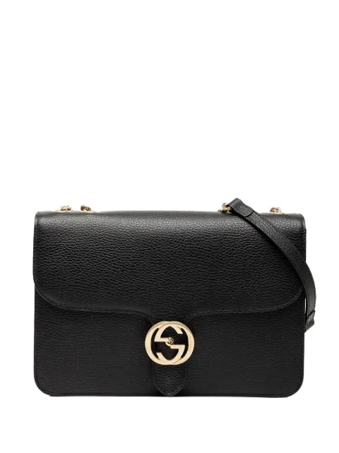 Gucci Pre-Owned 2000-2015 Medium Dollar Calfskin Interlocking G crossbody bag