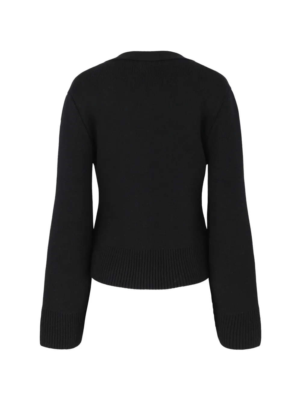 Cult Gaia Jos vest met V-hals en knopen Zwart