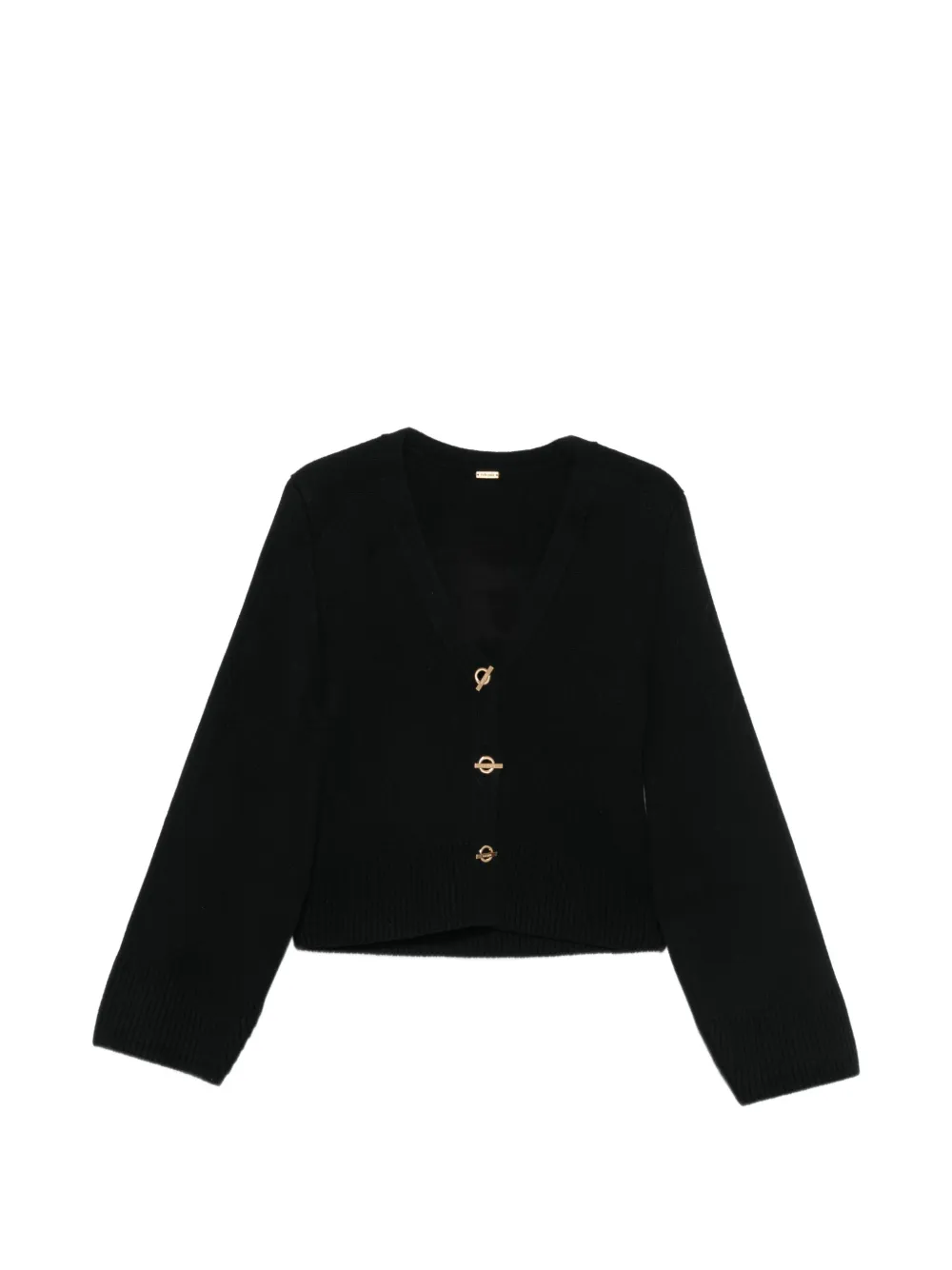 Cult Gaia Jos V-neck button cardigan - Nero
