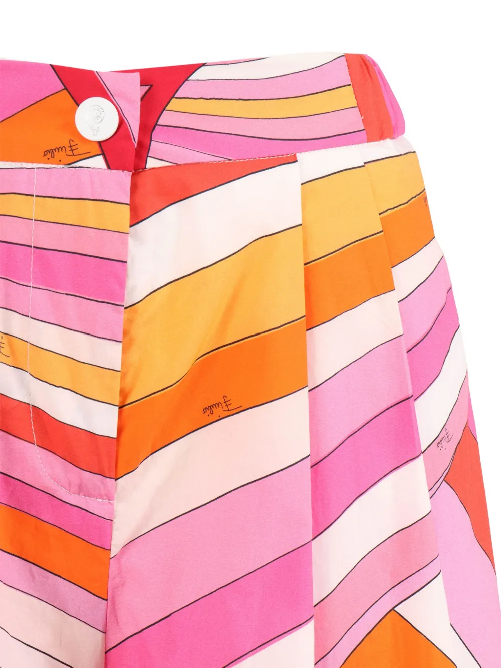  Pucci Junior Patterned Trousers - Pink 