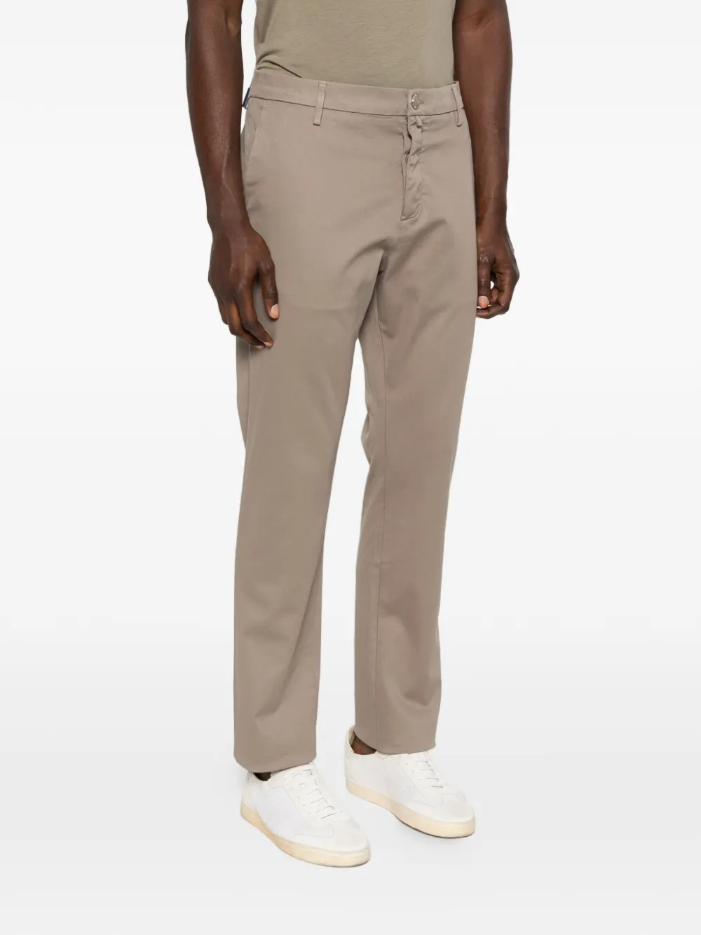  Jacob Cohën Button-detail Trousers - Neutrals 