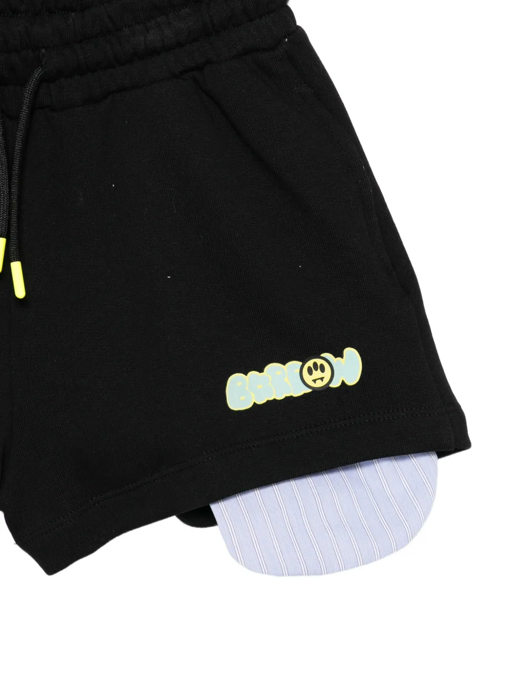 Barrow kids Shorts met logoprint Zwart