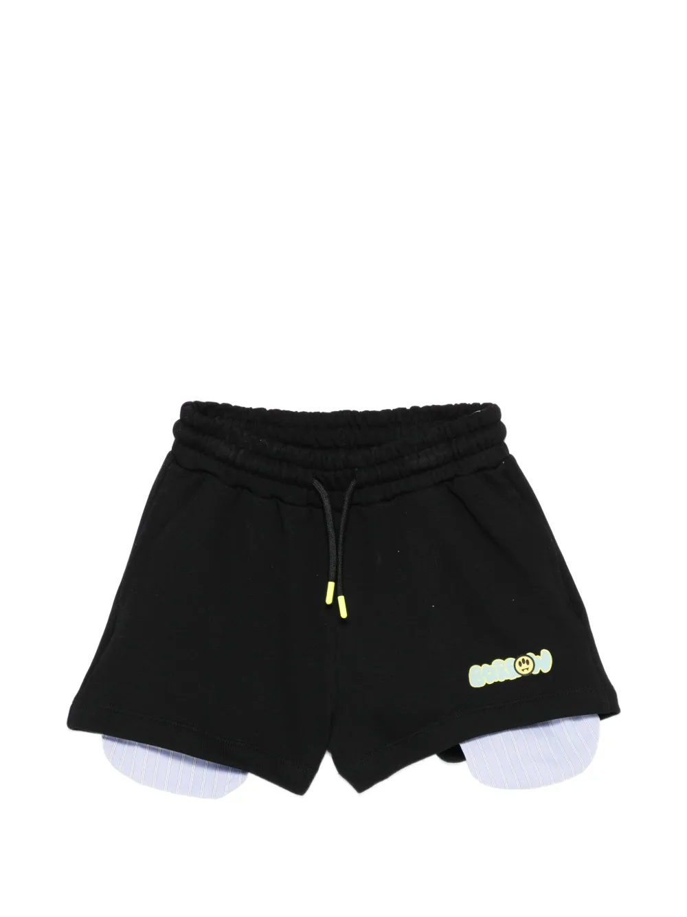 Barrow kids logo-print shorts - Nero