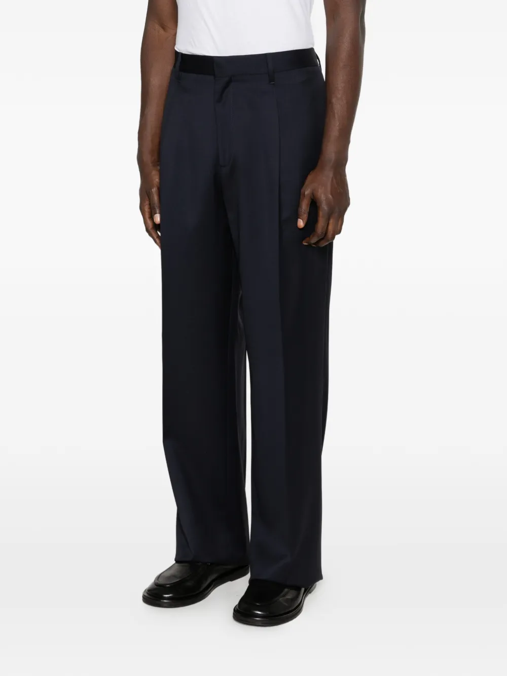  Lardini Migio Pleated Trousers - Blue 