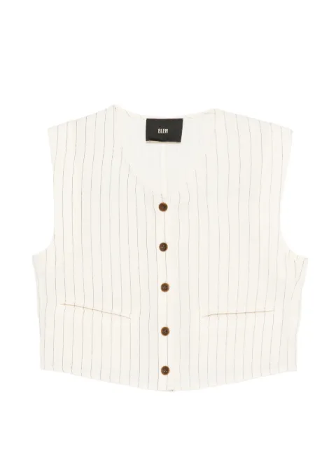 Eleh pinstripe button jacket