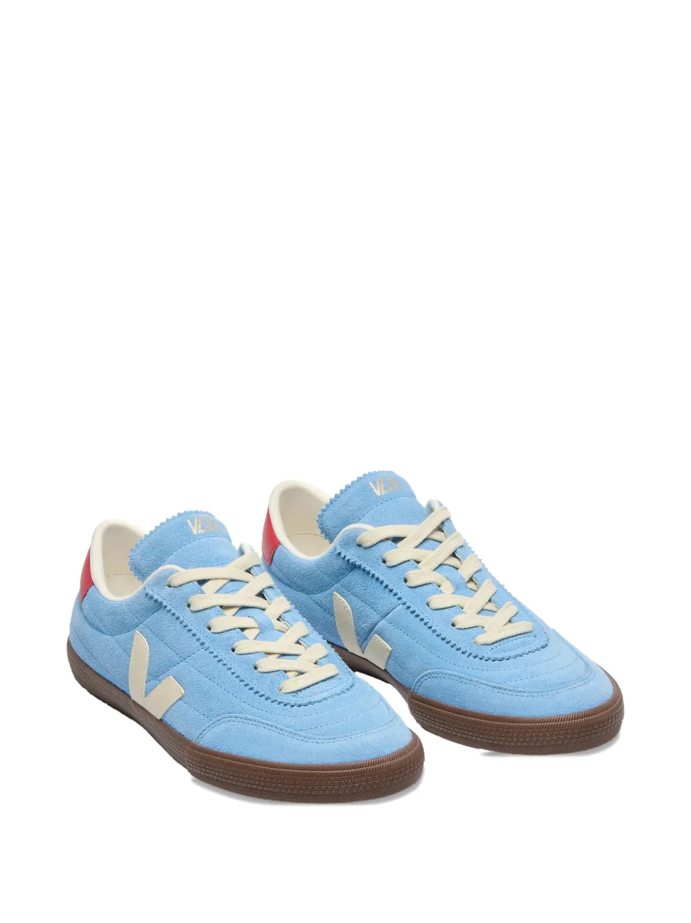 VEJA Panenka suède sneakers met vlakken Blauw
