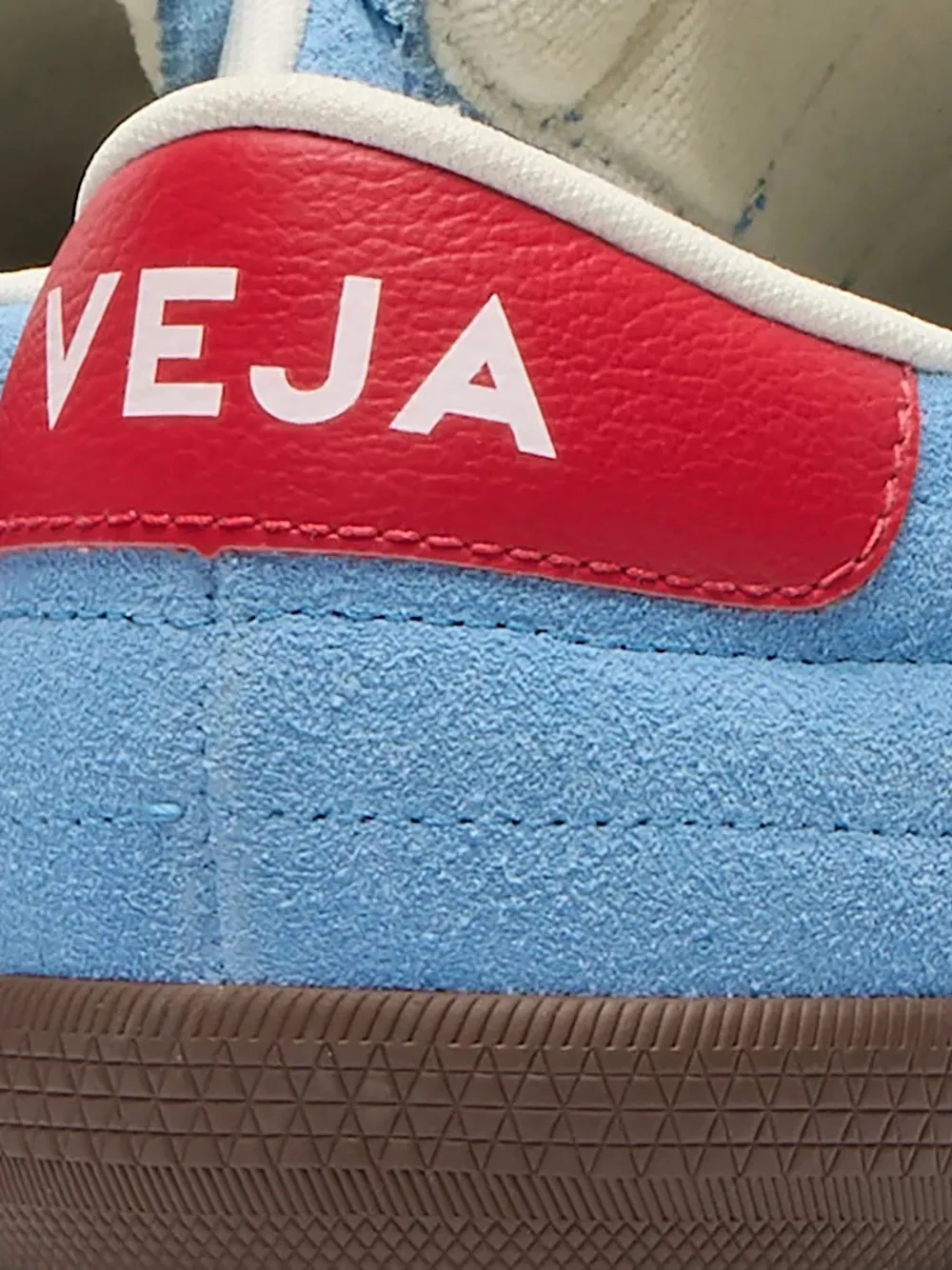 VEJA Panenka suède sneakers met vlakken Blauw