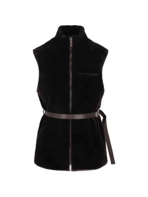 Tod's zip-belt waistcoast