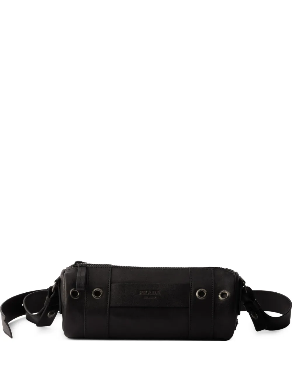 Prada Borsa a spalla in pelle - Nero