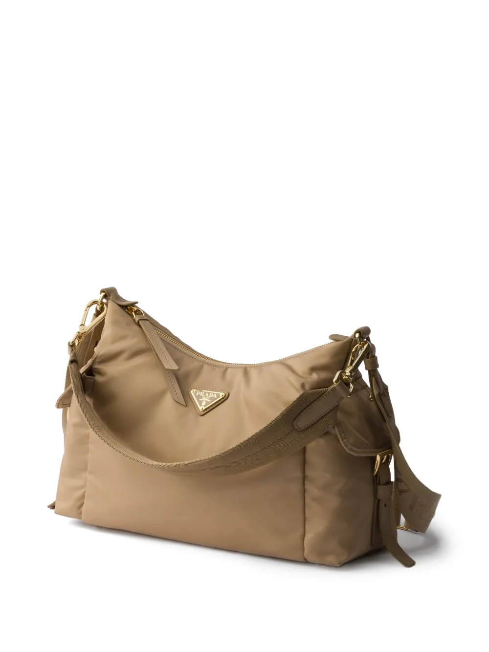 Prada Grote Explore schoudertas Beige