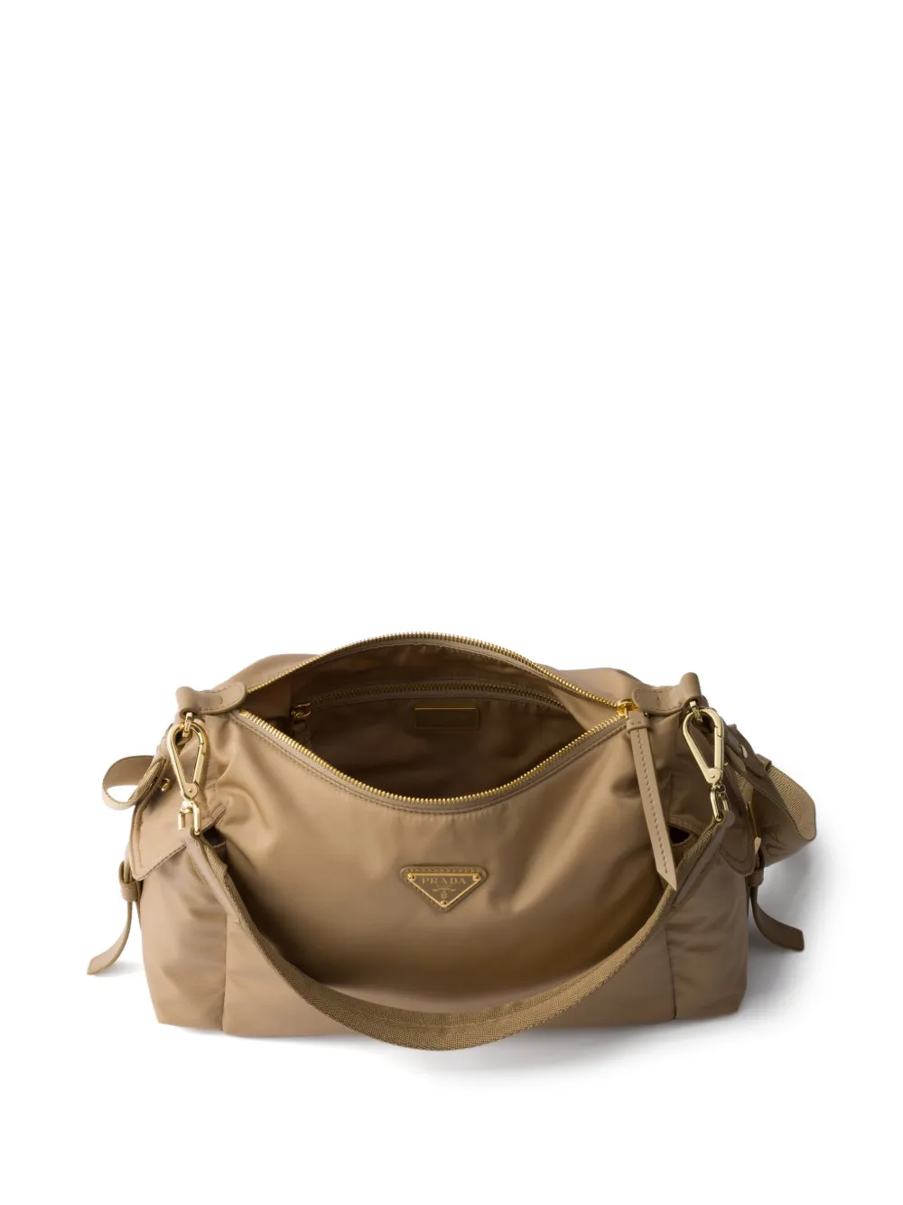 Prada Grote Explore schoudertas Beige